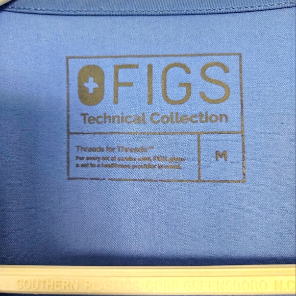 FIGS Scrub Top Ceil Blue - Picture 2 of 5